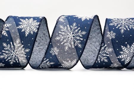 Snowflake Pattern Wired Ribbon